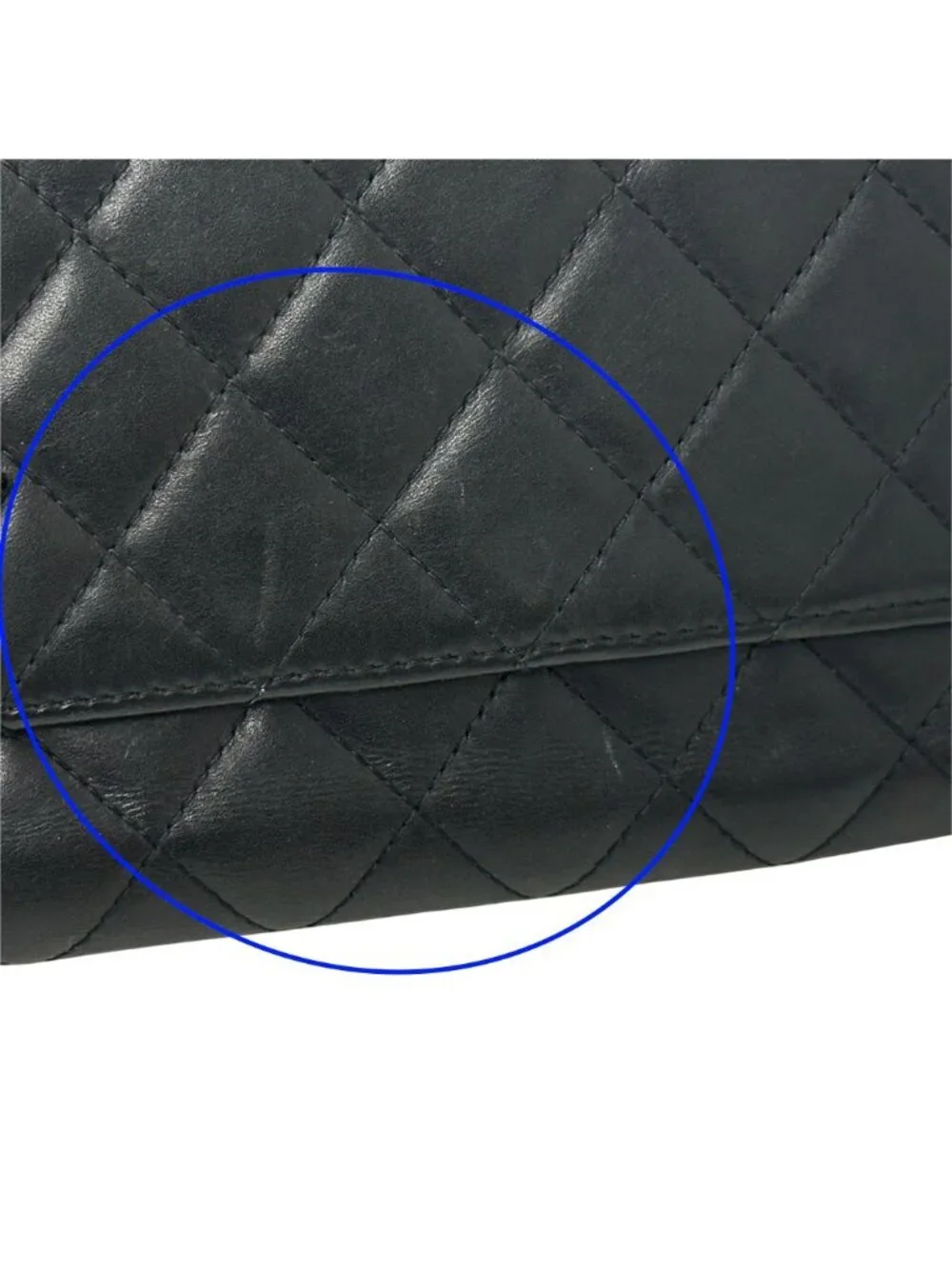 Chanel Wallet Black Pink Silver CC Logo